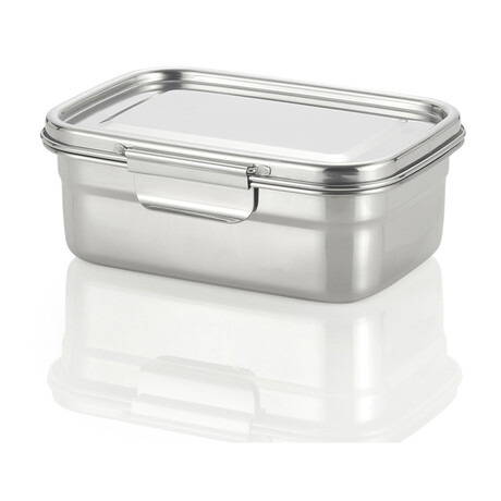Minimal All Stainless Steel Lunch Box // 1560 ml