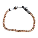 Round Box Bracelet + Anchor // 8" + 0.5" Extension