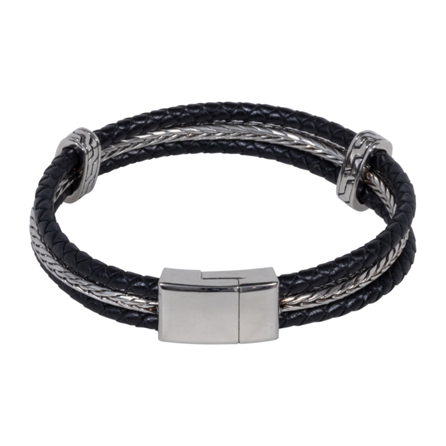 Clancy Garrett Multi Layer Stackable Leather Bracelet in Brown or Blue store