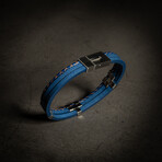 Triple Row Leather Bracelet // 8"