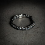 Triple Layer Bracelet + Round Box // 8" + 0.5" Extension