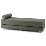 Alon Convertible Daybed / Fold Out Queen Sleeper (Charcoal)