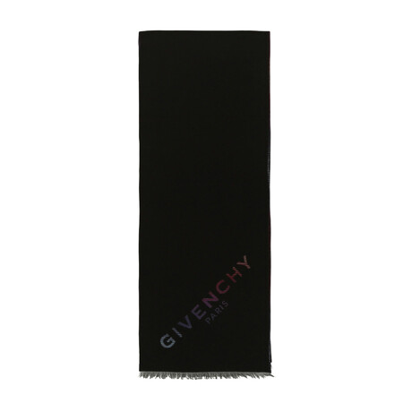 Givenchy // Callan Logo Degrade Scarf // Black