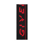 Givenchy // Quin Football Scarf // Black + Red