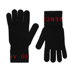 Givenchy // Greg Gloves // Black + Red