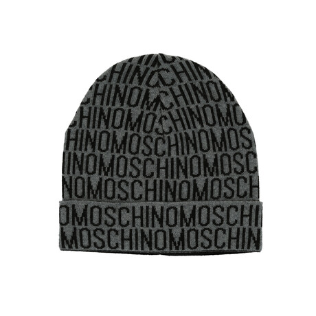 Moschino // Austin Beanie (White, Black)