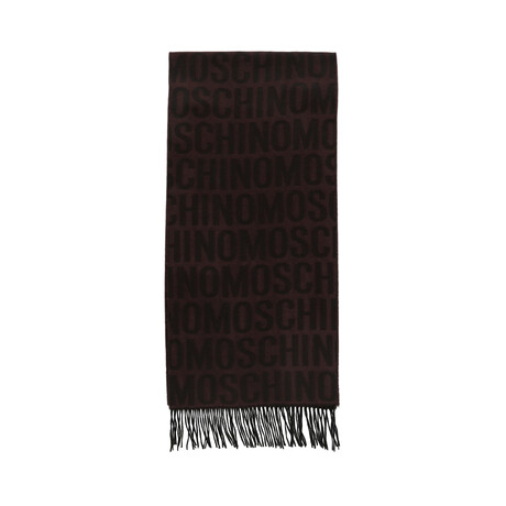 Moschino // Geary Scarf // Brown
