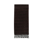 Moschino // Geary Scarf // Brown