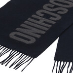 Moschino // Carson Scarf (Navy Blue)