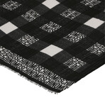 Moschino // Frank Scarf (Black, White)