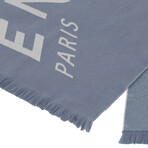 Givenchy // Ethan Chevron Logo Scarf (Black, White)