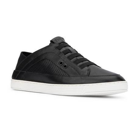 Low Top Slippers // Black + White (US Men's Size 8)