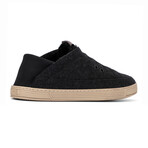 Low Top Slippers // Charcoal (US Men's Size 8)