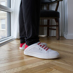 Low Top Slippers // Strawberry + Cream (US Men's Size 8)
