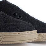 Low Top Slippers // Charcoal (US Men's Size 8)