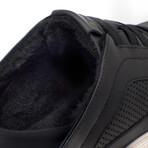 Low Top Slippers // Black + White (US Men's Size 8)