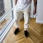 Low Top Slippers // Charcoal (US Men's Size 8)