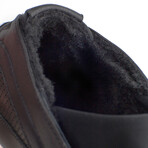 Low Top Slippers // Black + White (US Men's Size 8)