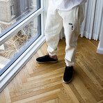 Low Top Slippers // Charcoal (US Men's Size 8)