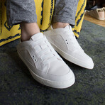 Low Top Slippers // White (US Men's Size 8)