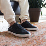 Low Top Slippers // Black + White (US Men's Size 8)
