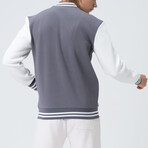 Jordan Letterman Jacket // Dark Gray (M)