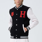 Jordan Letterman Jacket // Black (M)