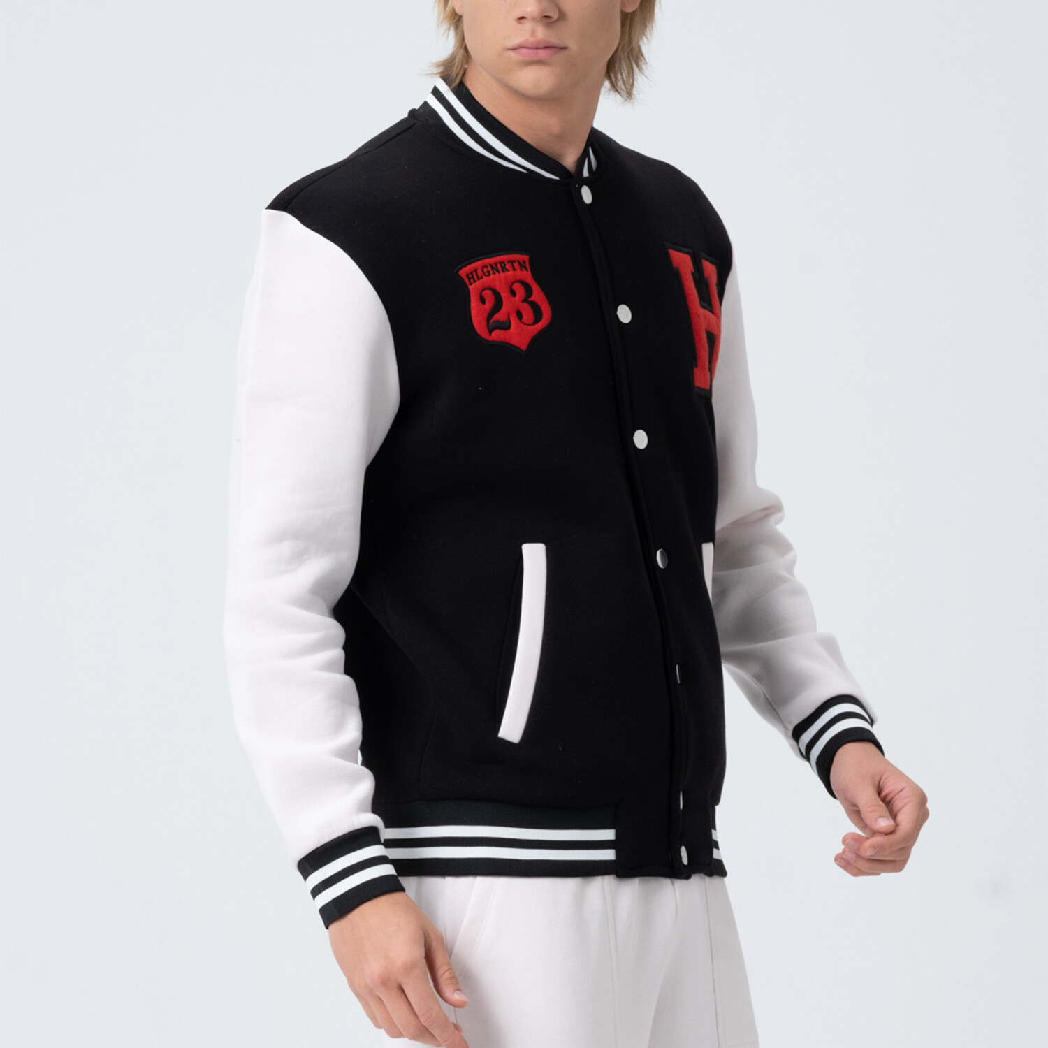 Jordan Letterman Jacket // Black (S) - Holo Generation Vests & Jackets ...