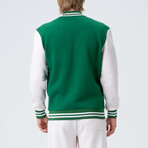 Jordan Letterman Jacket // Benetton Green (XL)