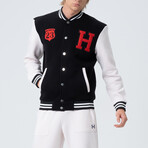 Jordan Letterman Jacket // Black (L)