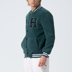 Cole Letterman Jacket // Green (M)