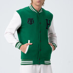 Jordan Letterman Jacket // Benetton Green (XL)