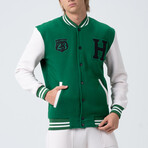 Jordan Letterman Jacket // Benetton Green (XL)