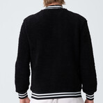 Cole Letterman Jacket // Black (L)