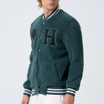 Cole Letterman Jacket // Green (XL)