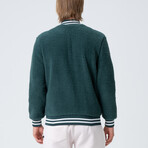 Cole Letterman Jacket // Green (M)