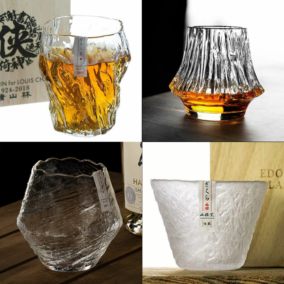 Kori Whiskey Glasses Artisanal Japanese Glassware Touch of Modern