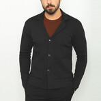 Trey Knitwear Cardigan // Black (XL)