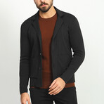 Trey Knitwear Cardigan // Black (XL)