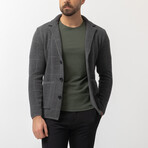 Frank Knitwear Cardigan // Anthracite (2XL)