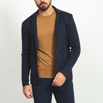 Trent Knitwear Cardigan // Blue (2XL)