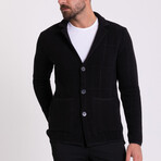 Sean Knitwear Cardigan // Black (S)