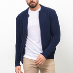 Knitwear Cardigan // Blue (XL)