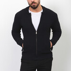 Knitwear Cardigan // Black (2XL)
