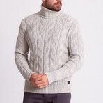 Knitwear Jumper // Beige (L)