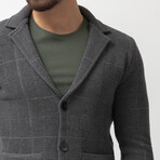Frank Knitwear Cardigan // Anthracite (2XL)