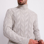 Knitwear Jumper // Beige (L)