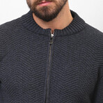 Knitwear Cardigan // Anthracite (2XL)