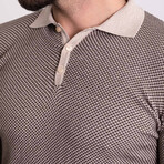 Knitwear Jumper // Beige + Brown (S)