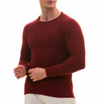 0371 Tailor Fit Crewneck Sweater // Burgundy (L)
